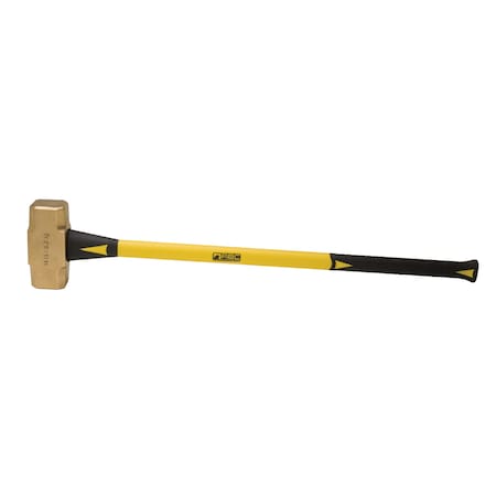 Abc Hammers 14 lb. Brass Hammer with 33" Fiberglass Handle ABC14BF